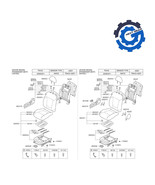 New OEM Kia Headrest Assembly Front Seat For 2009-2013 Kia Forte 887001M... - $74.79
