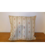 New Fashio Large Floral Feather &amp; Down Pillow Decorative 17 1/2&quot; (NWOT) - £23.67 GBP