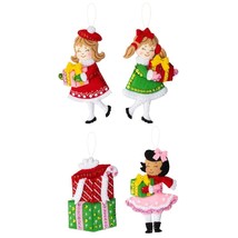 DIY Bucilla Last Minute Gifts Christmas Shopping Felt Tree Ornament Kit ... - $36.95