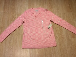 KIM ROGERS Petite Shirt Women’s Size PL Pink 78% Acrylic 22% Polyester - £11.41 GBP