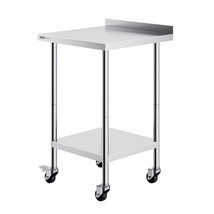 VEVOR 24 x 24 x 40 Inch Stainless Steel Work Table, Commercial Food Prep... - $118.79