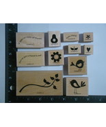 Lot of (11) STAMPIN&#39; UP! Stamps - $34.19 CAD