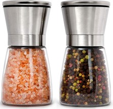 Home Ec Premium Stainless Steel Salt And Pepper Grinder Set Of 2,, Pepper Mill - $35.99