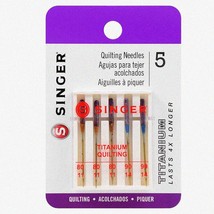 QuiltMaster Titanium Needles, Assorted Sizes, 5-Pack, Silver - £28.21 GBP