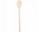 Pacific Merchants 12&quot; Beechwood Heavy Wooden Slotted Cooking Spoon - $5.95