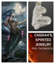 Haunted Mermaid Necklace Fire Mermaid Passion Sexy Spirit Vessel Witch Cassia4 - £16.69 GBP