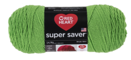 Red Heart Super Saver Yarn, Spring Green, 7 Oz. Skein - $7.95