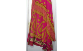 Indian Sari Wrap Skirt S341 - £15.62 GBP