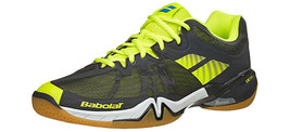 Babolat Shadow Tour Men&#39;s Badminton Shoes Indoor Court Black Yellow 30S1688232 - £71.64 GBP