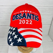 Ron Desantis 2022 Campaign Baseball Hat Cap Patriotic American Flag Adju... - £23.50 GBP