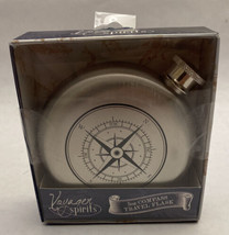 5oz Flask - Godinger - Compass print - £7.66 GBP