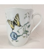 New Lenox Cup 12oz Butterfly Meadow Tiger Swallowtail Mug With Scallop R... - £11.63 GBP