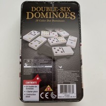 Double Six Dominoes 28 Color Dot Cardinal Game 8+ Sealed New - $18.23