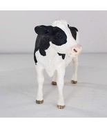 Schleich Holstein Milk Cow #13797 Black White Farm Life Animal Toy - £9.42 GBP