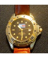 Gorgeous men&#39;s brown leather strap vintage Tommy Hilfiger watch~Works Great - €55,02 EUR