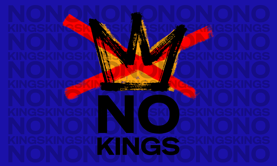No Kings Flag Blue 3x5 FT - $25.20