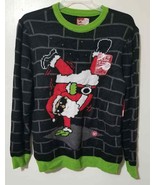 Party Sweater  Men&#39;s Club Claus Break Dance Black Size S -(34-36) - $36.09 CAD