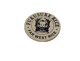 Fukusuke Rice Far West Rice POG Milk Cap 1993 Vtg Advertising  - £6.26 GBP