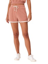 Threads 4 Thought tephanie colorblock terry short in Dune/Ecru - $42.00