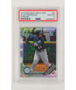 2019 Bowman Mega Box Julio Rodriguez Chrome PSA 10 Gem Mt Grado #33 - $472.64