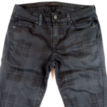 GENETIC DENIM Shya Cigarette Skinny dark plaid Jeans Size 28 - £27.24 GBP