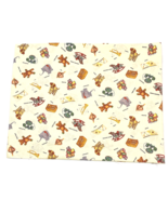 Retro Style American Jane Fabric Sandy Klop Toys ABC 123 Ivory 52 x37 - €31,71 EUR
