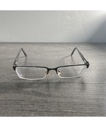 BURBERRY Eyeglasses B 1156 1003 GRAY SMOKE Half Rim 52-17-140 FRAMES ONLY - $31.37 CAD