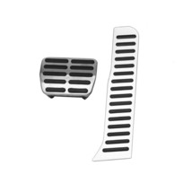 Carmilla Stainless Steel Car Gas Pedal embly ke Pedals Covers for  VW Caddy 2004 - £76.34 GBP