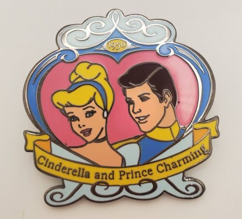 Disney Countdown to the Millennium Pin #56 of 101 Cinderella &amp; Prince Ch... - $19.60