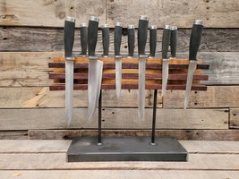 Wine Barrel Magnetic Knife Rack - Osto 2 - Made from retired Napa wine b... - £140.75 GBP