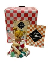 My Little Kitchen Fairies figurine Enesco fairy pixie elf Sweet Bon Bon candy - £73.78 GBP