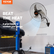 VEVOR Wall Mount Fan, 20 Inch, 3-speed High Velocity Max. 4650 CFM Oscil... - £62.87 GBP