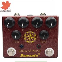 Demonfx King Overdrive DUAL DRIV BOOST DISTORTION Guitar Effect Pedal 4 ... - £41.42 GBP