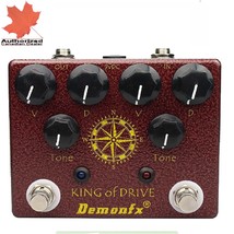 Demonfx King Overdrive DUAL DRIV BOOST DISTORTION Guitar Effect Pedal 4 ... - £39.67 GBP