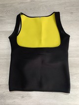 Black Neoprene Bodyshaper Slimming Waist Fitness Tank Top Shirt Women&#39;s Size XXL - £7.76 GBP