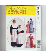 Pattern Costume Halloween McCalls 7230 Child Size 7-8 Pioneer Dresses - £6.24 GBP