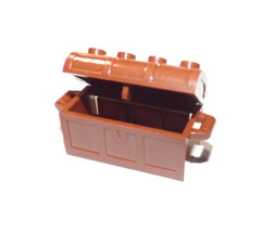 PLTOYS wooden chest Box treasure Crate DIY set pieces for Minifigure Custom US T - £1.76 GBP