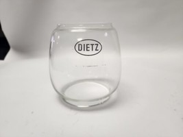 Dietz Glass Lantern Globe about 4-9/16&quot; Tall 3-7/16&quot; dia. Bottom 3-3/16&quot;... - £10.35 GBP