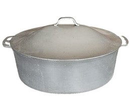 Vintage ~ SUPER MAID Cookware ~ Aluminum Pot ~ Roaster w/Lid ~ 12.5&quot; x 9.5&quot; - £56.05 GBP