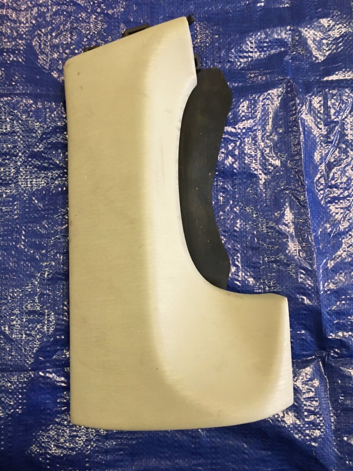2012-2015 TOYOTA PRIUS V UPPER LEFT DASH TRIM PANEL COVER OEM GRAY WHITE... - $28.81