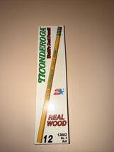 Vintage Dixon Ticonderoga No. 3 Hard 13882 Pencils 12 In Box Unused - $10.88