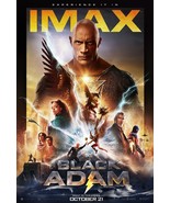 2022 Black Adam Movie Poster 11X17 Dwayne Johnson Hawkman Doctor Fate DC ⚡ - £9.29 GBP