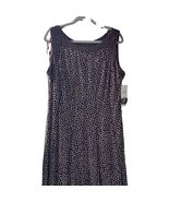 Perceptions New York Brown Ivory Polka Dot Sleeveless Shift Dress Size 1... - $544.82 MXN
