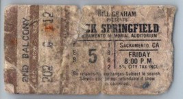 Rick Springfield Konzert Ticket Stumpf Februar 5 1982 Sacramento California - £41.14 GBP
