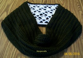 Crochet Winter Scarf, Accessories, Reversible, Adult Scarf, Brown, Antiq... - $50.00