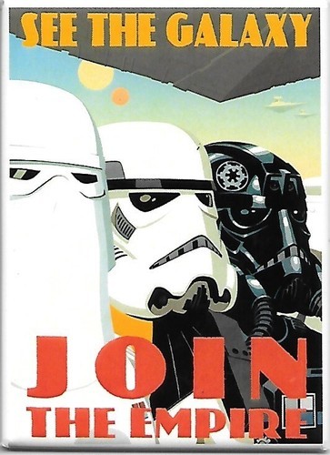 Star Wars See The Galaxy Join The Empire Poster Image Refrigerator Magne... - $3.99