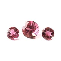 100 % Natural 0.47 Carats TCW Pink Tourmaline Round faceted Earth Mined Quality  - $97.99