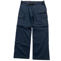 BC Clothing Co. Men Relaxed Fit Stretch Convertible Pants Blue Large Lx30 - £16.43 GBP