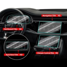 Tempered Gl Protective Film For  Q7 Q8 2020 2021 2022 Car Navigation Screen Dash - £53.31 GBP