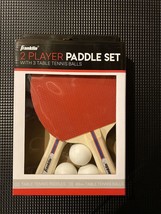 Table Tennis Ping Pong Paddle Set with 3  Balls Franklin Brand New Unopened - £6.52 GBP
